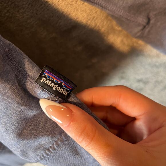 Patagonia (Women's XS) Fitz Roy Bison Ahnya Crewneck Pullover Sweatshirt Blue - Picture 7 of 7